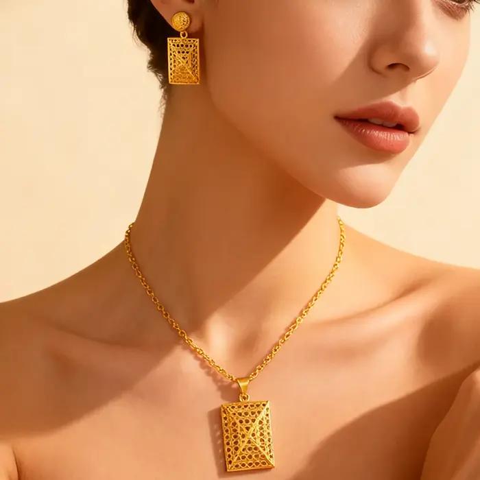 Bijoux plaqués or italien 18 carats pour femmes
