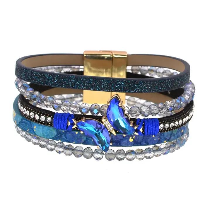 WELLMORE – bracelets en cuir bohème pour femmes