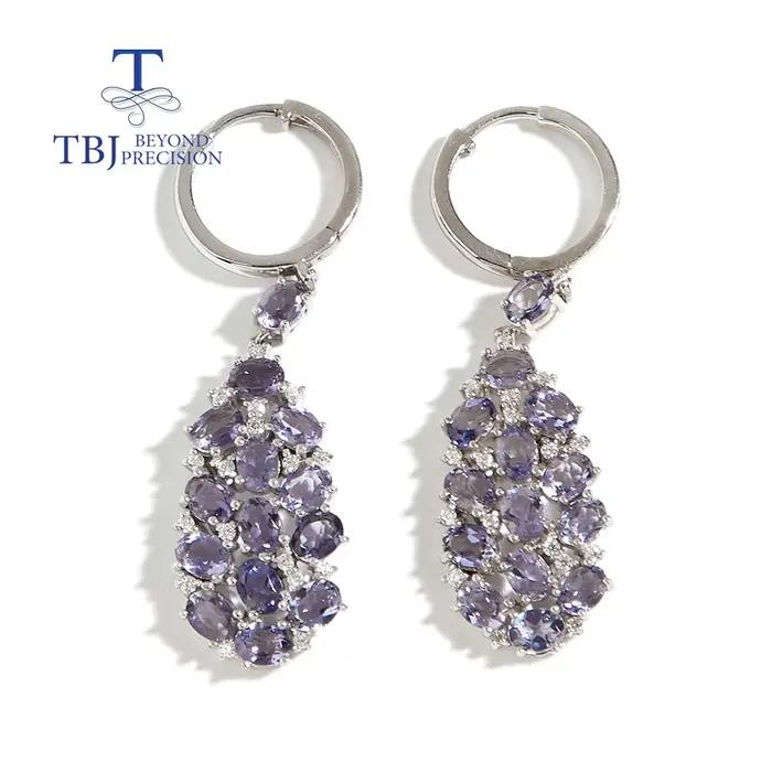 Boucles d'oreilles pendantes en argent S925 pour femmes