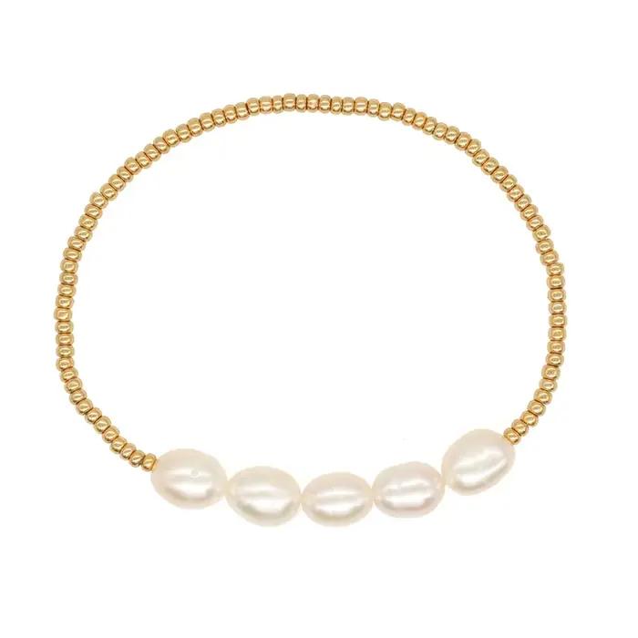 KKBEAD ensemble de bracelets de perles naturelles bijoux pour femmes plaqué or Miyuki Pulseras Mujer