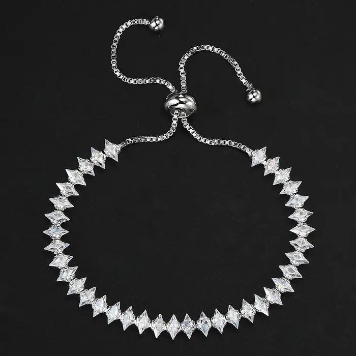 Bracelet de Tennis délicat de luxe pour femmes