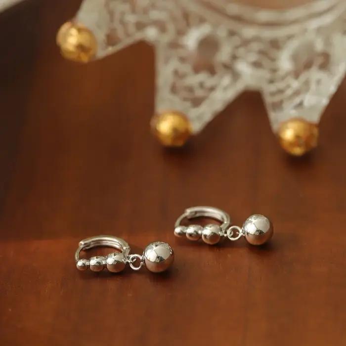 Boucles d'oreilles en argent Sterling 925, Design Simple à la mode, nouveau, Unique, délicat, exquis