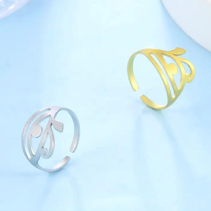 Bague Oeil d'Horus en acier inoxydable avec revêtement plaqué or pour femmes, bijou mythique, cadeau d'anniversaire, alliance symbolique pour toutes les occasions