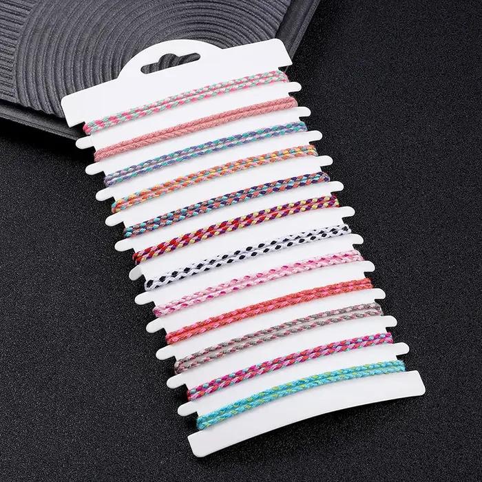 Bracelets Bohèmes Tissés à la Main Imperméables Réglables Pour Hommes et Femmes Occasions Spéciales Activités Nautiques