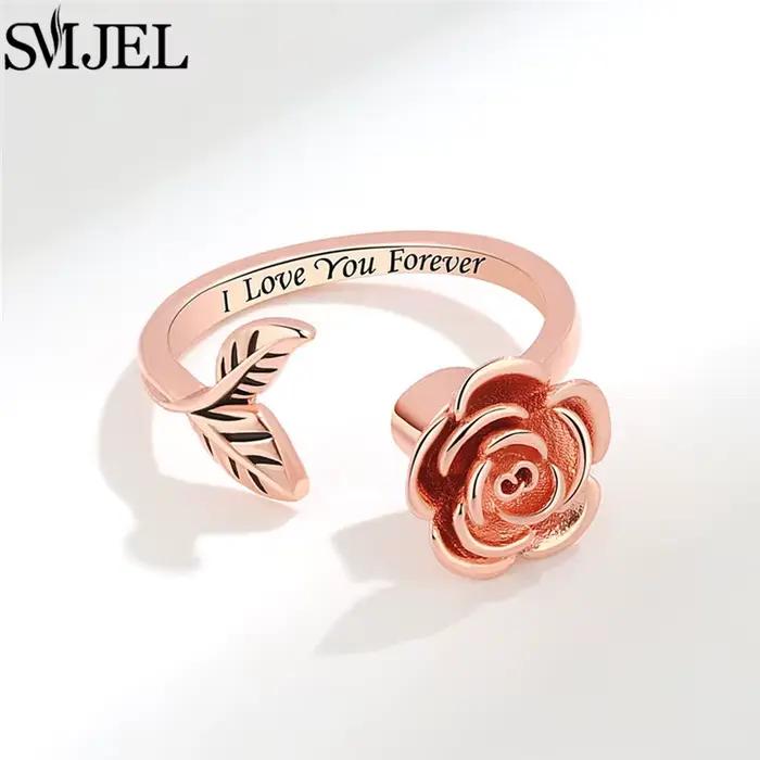 Bague d'anxiété Vintage en forme de pissenlit pour femmes