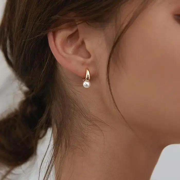 Petites boucles d'oreilles en argent Sterling 925 pour femmes