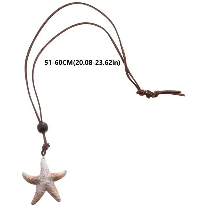 Collier pendentif coquillage style vacances en bord de mer
