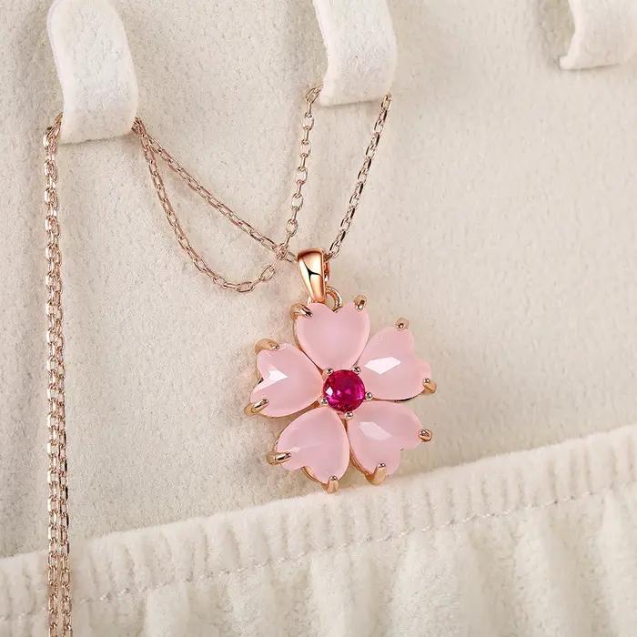 Huitan – collier de fleurs fantaisie pour femmes