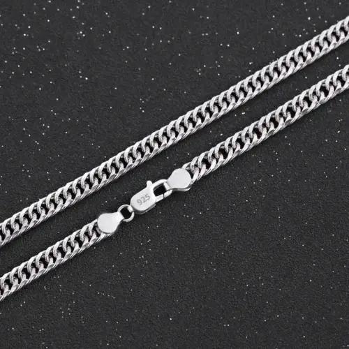 Chaîne en argent sterling 925 pour femmes et hommes bijou classique cadeau occasion spéciale soirée mariage