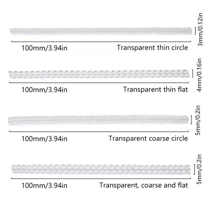 Ajusteur invisible de bague en plastique/résine ajustable pour homme et femme pour réduire la taille des bagues fantaisie occasions spéciales