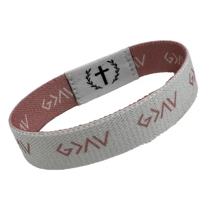 Bracelet Bible portable avec Bracelets religieux NFC Bracelet verset de la Bible étanche Bracelets b