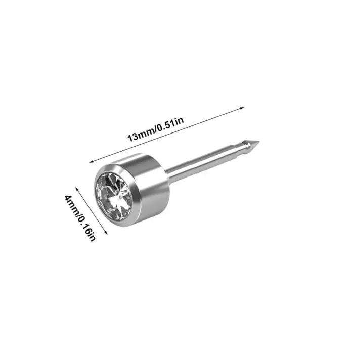 Clous de Boucles d'Oreilles Hypoallergéniques en Acier Inoxydable