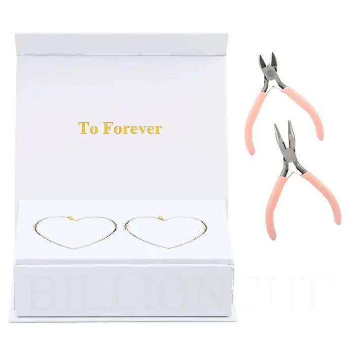 Nouveau kit de bracelet éternel permanent à faire soi-même pour couple