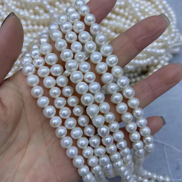 Perles d'eau douce naturelles pour hommes et femmes