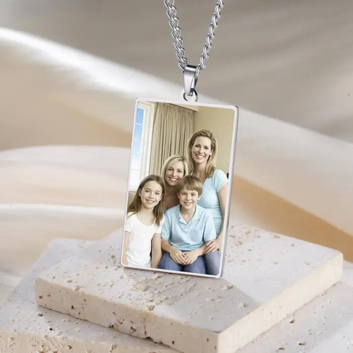 Charmant collier personnalisé imprimé en couleur