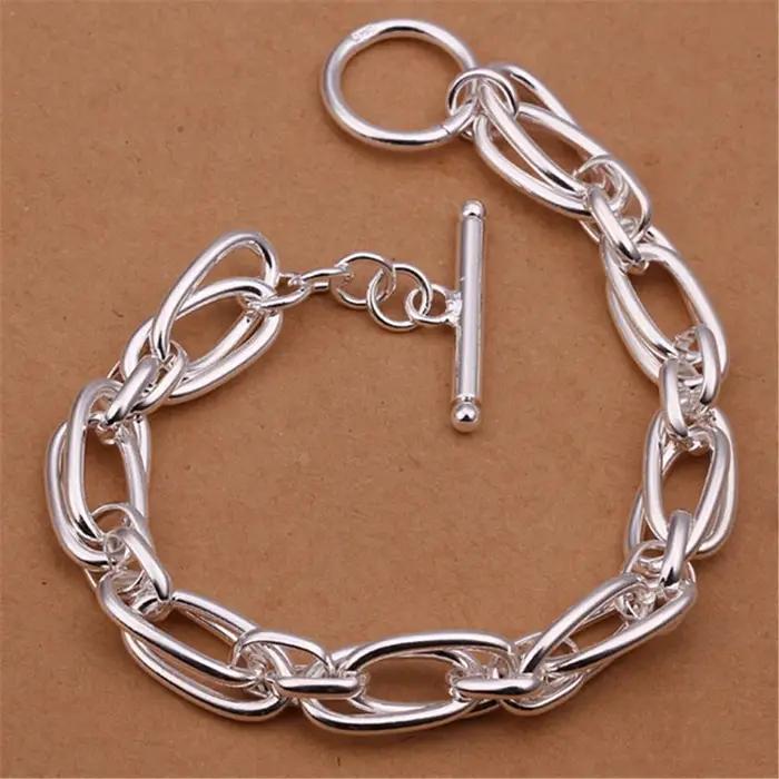 URMYLADY vente en gros pour hommes femmes chaîne 925 bracelets en argent sterling noble cadeau de mariage fête bijoux de mode cadeaux de noël