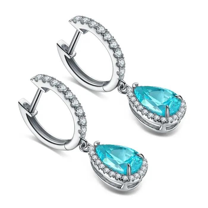 Boucles d'oreilles pendantes en argent sterling 925 classiques PuBang Fine Jewelry