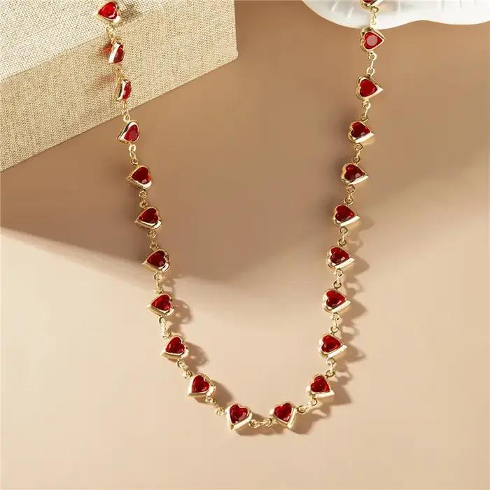Bracelet en cristal en forme de cœur pour femmes