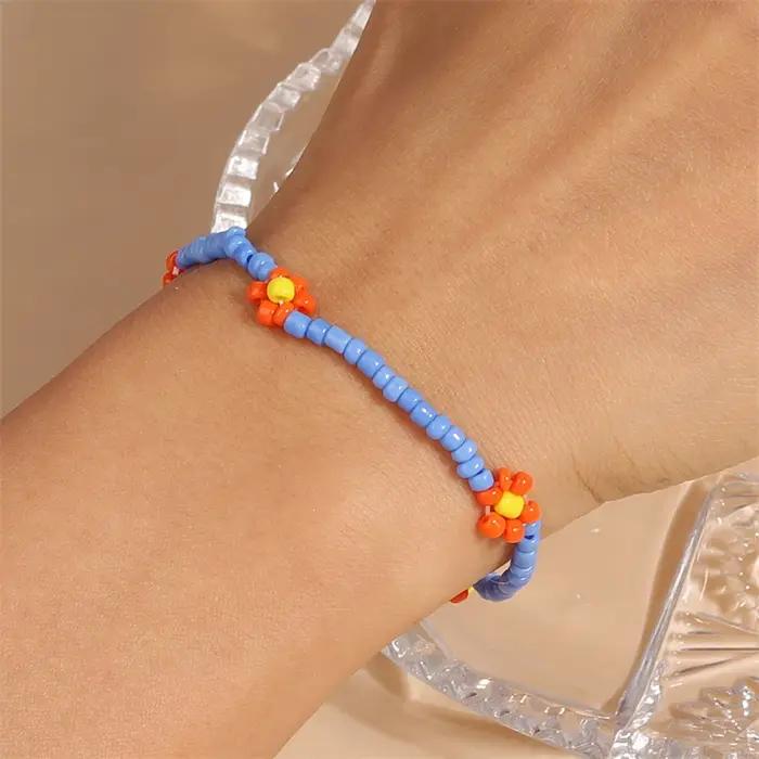Bracelets bohèmes colorés faits à la main pour femmes et filles