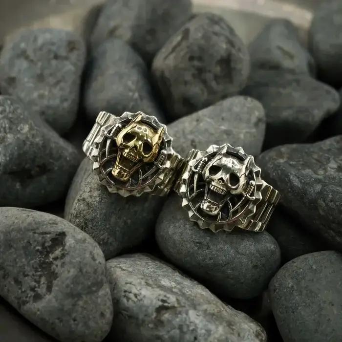 Bague punk JOJO Killer Queen inspirée de l'anime, bijoux pour les fans
