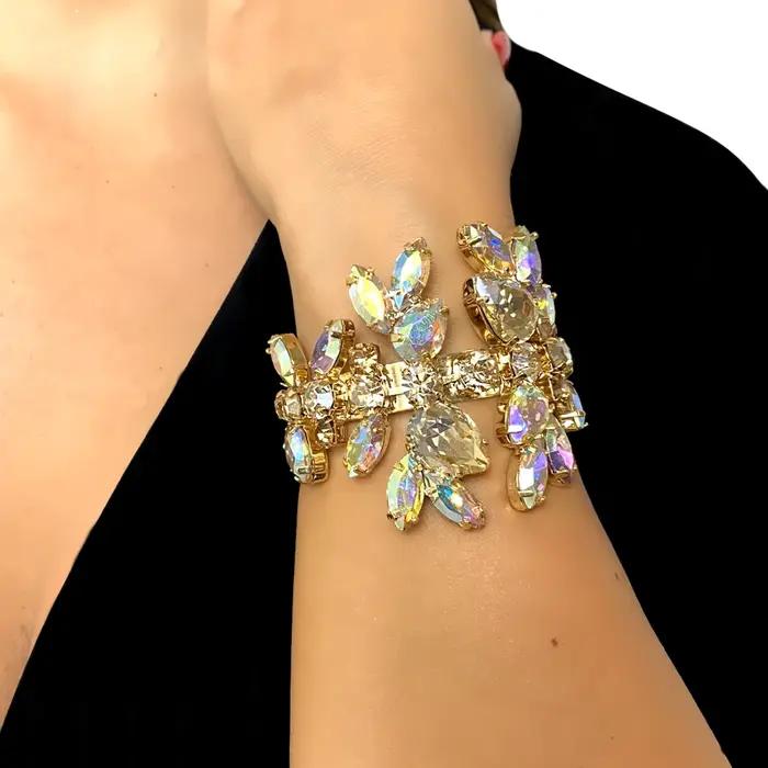 Ensemble de bijoux en strass pour femmes romantique et mignon style mariage et soirées festives