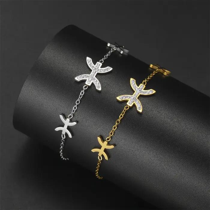 EUEAVAN Bracelet africain berbère en strass pour femmes et hommes