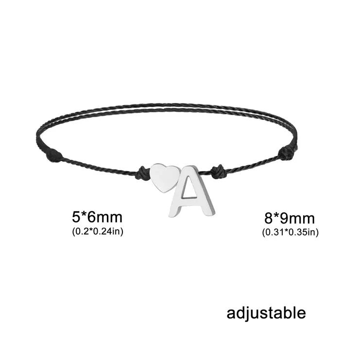 Dawapara – Bracelet à breloques en forme de cœur