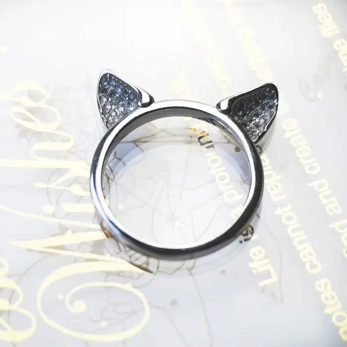 Bague oreilles de chat