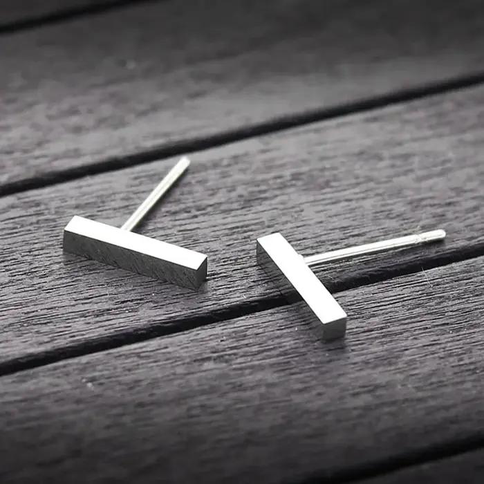 SMJEL Nouveauté 2026 Boucles d'oreilles simples en T pour femmes