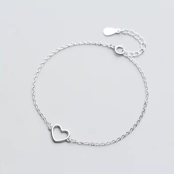 La Monada – bracelet en argent Sterling Bracelets pour femme avec cœur pour femme, bijou féminin, 92