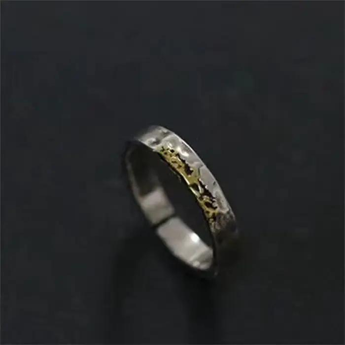 Bague en argent regardé 925 pour homme