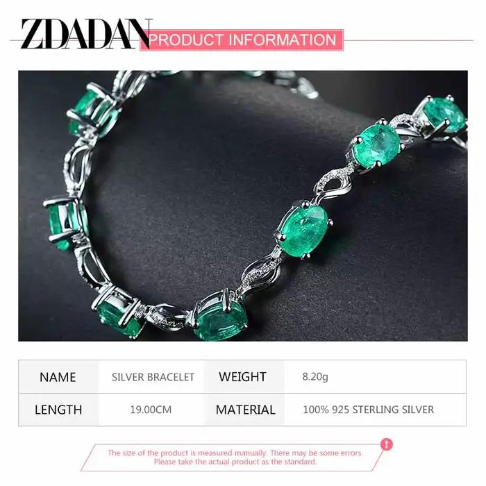 ZDADAN – Bracelet en argent Sterling 925 pour femmes