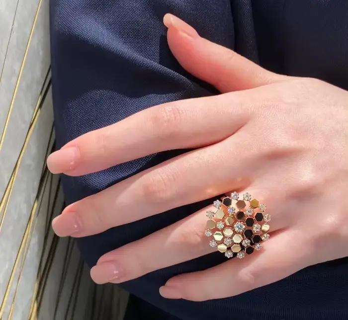 Bague flocon de neige en argent Sterling 925 pour femmes, nouveau Style, Style nid d'abeille pavé de Zircon, bijoux fins