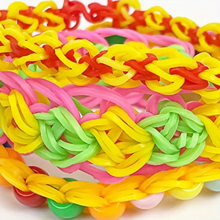 Kit de 500 élastiques pour tisser des bracelets