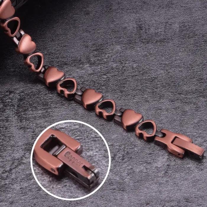 Bracelet magnétique en cuivre pur pour femmes