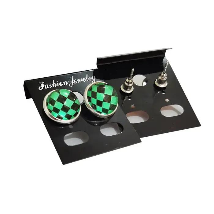 Boucles d'oreilles en verre Anime Tanjiro Nezuko pour femmes et hommes