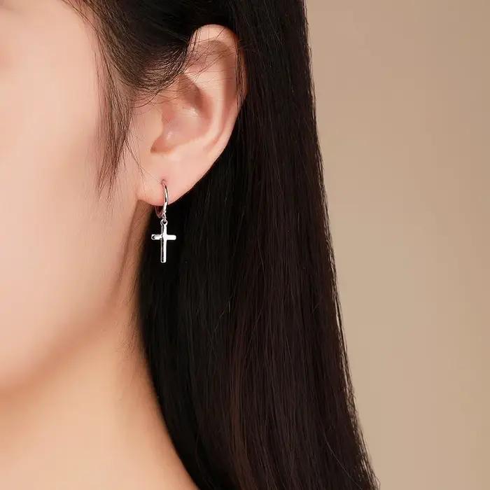 Boucles d'oreilles en argent Sterling 925 pour femmes et filles