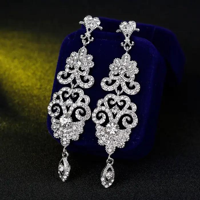 BLIJERY – boucles d'oreilles de luxe en forme de lustre pour femme