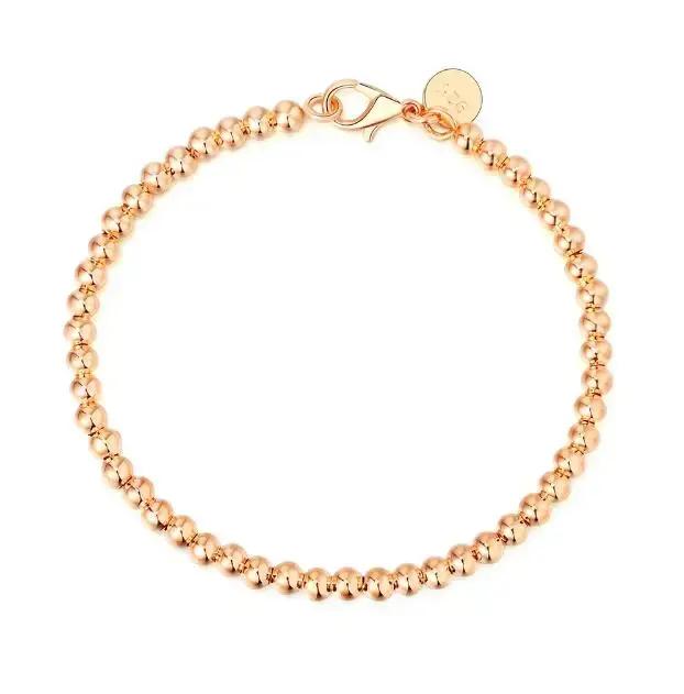 Bracelet en argent regardé 100% véritable pour adolescentes