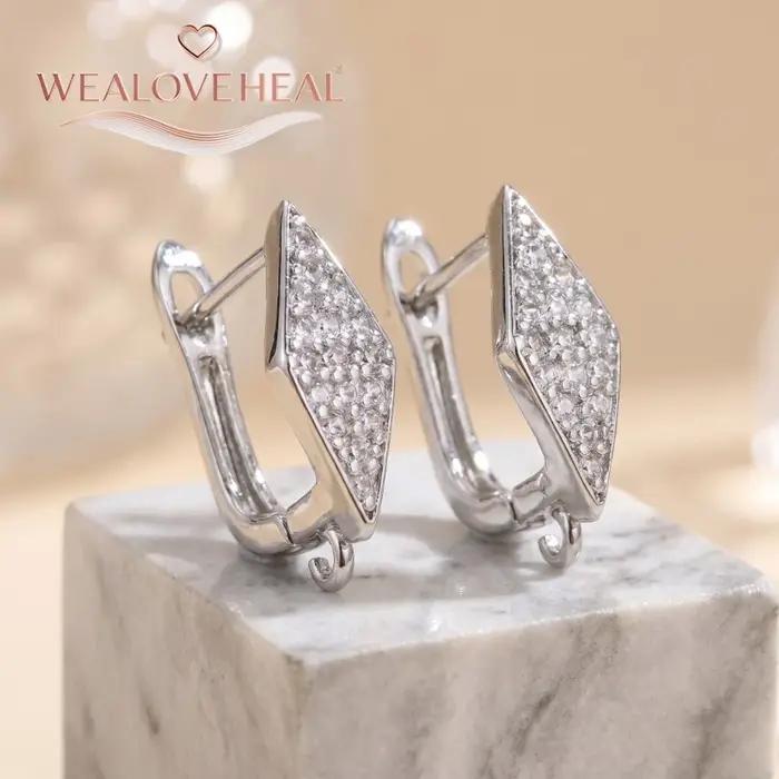 Composants de boucles d'oreilles à fermoir levier