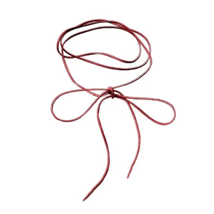 Collier ras du cou élégant avec nœud pour femmes