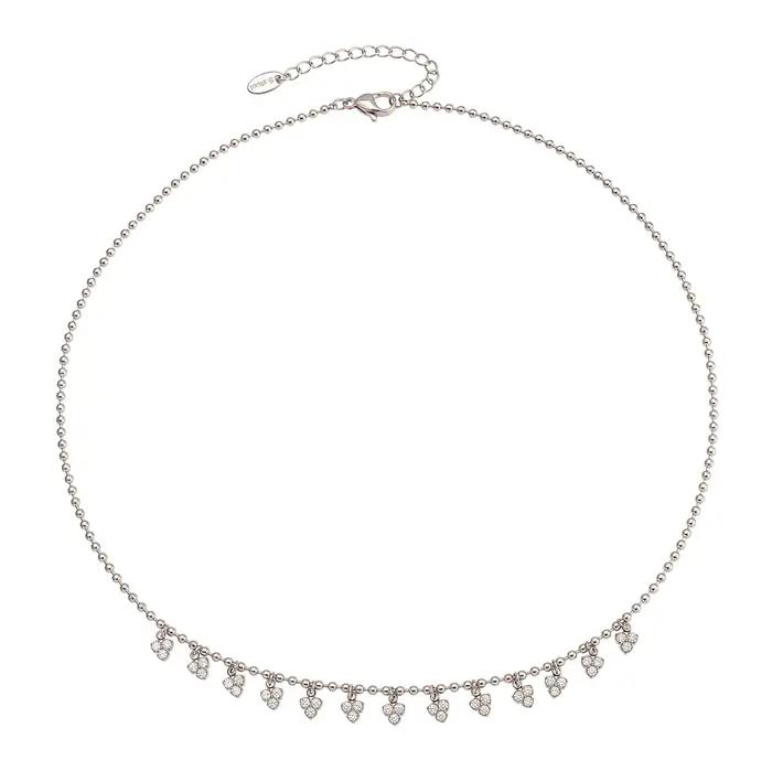 Nivora populaire brillant cubique zircone chaîne colliers Bracelets pour femme en acier inoxydable 18K PVD plaqué or fête charme bijoux