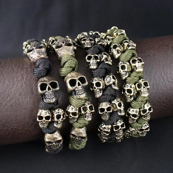 ChimPopméthanol-Bracelets tête de mort pour hommes