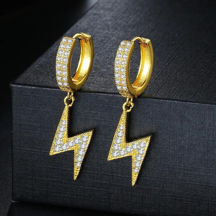 Boucles d'oreilles rappeur hip hop pour femmes