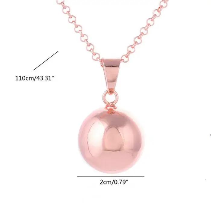 Collier boule d'harmonie brillant de grossesse