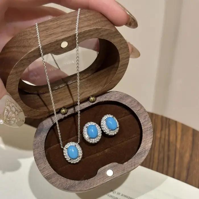 Boucles d'Oreilles promenales Rétro de Luxe pour Femme