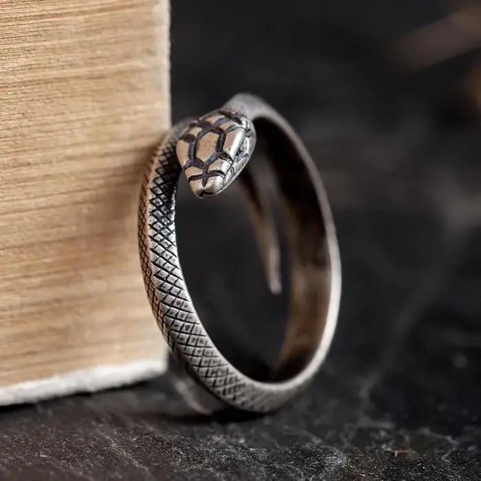 MKENDN – bague Vintage en argent Sterling 100% 925