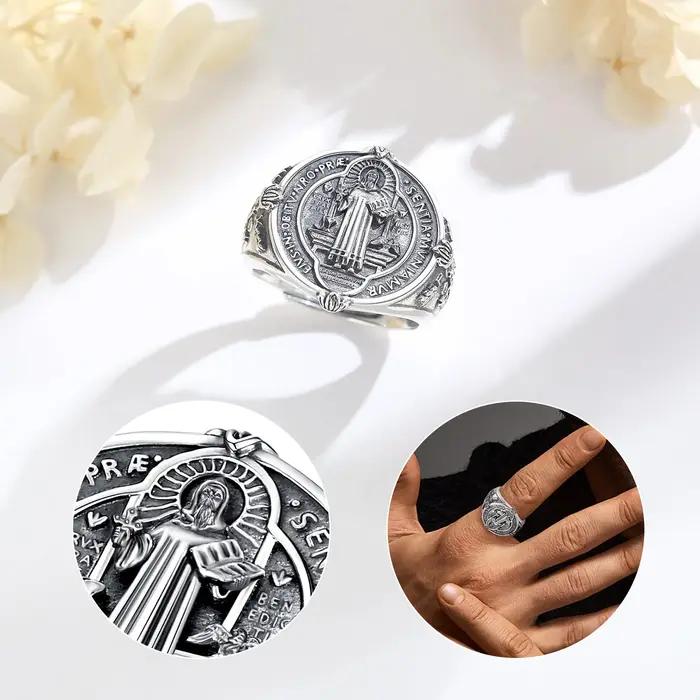 Eudora 925 bague en argent Sterling Saint benoît