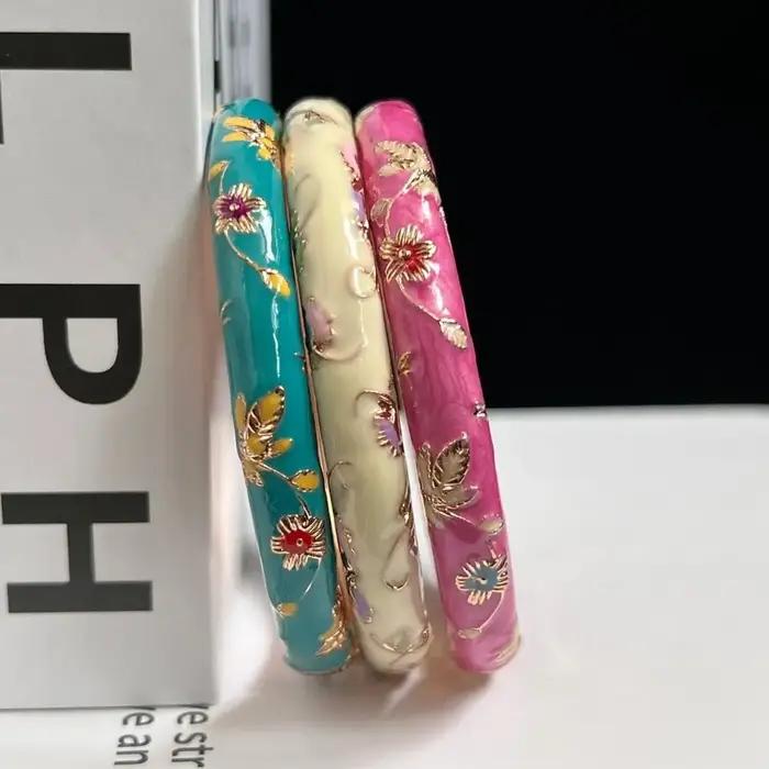 Bracelet en émail cloisonné chinois
