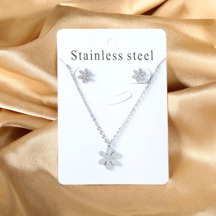 Ensemble de bijoux ronds minimalistes ASONSTEEL pour femmes, design moderne, acier inoxydable, or plaqué, pour occasions spéciales et tenues quotidiennes
